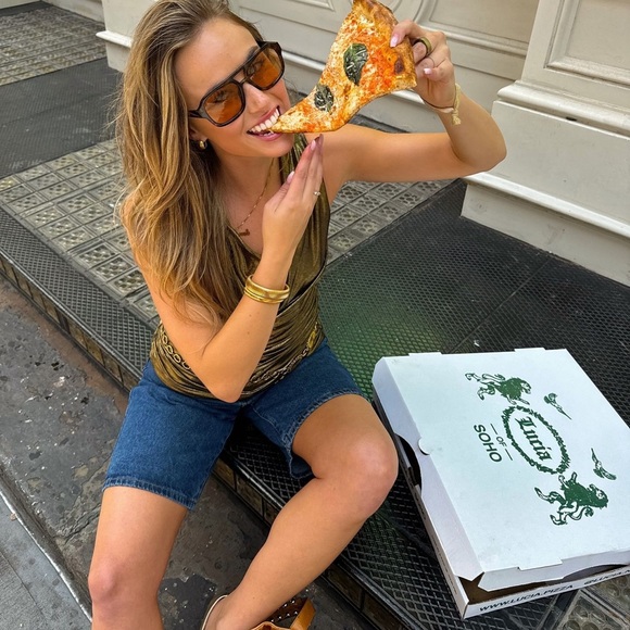 Edikted Denim Shorts - Picture 2 of 7